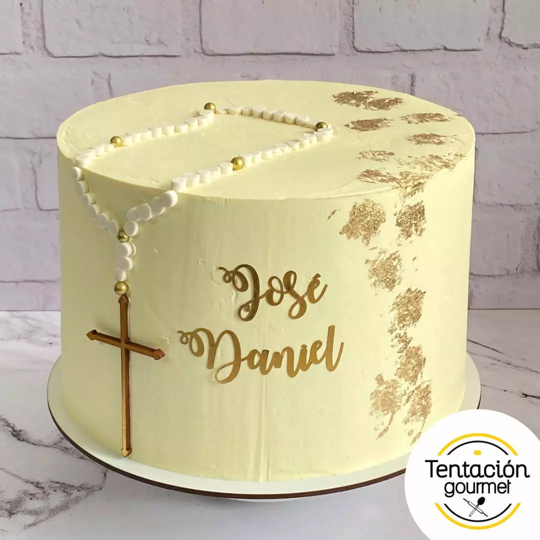 torta de vainilla y arequipe